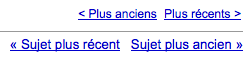 Boutons plus ancien/plus rcent dans le sens oppos pour les messages et les sujets